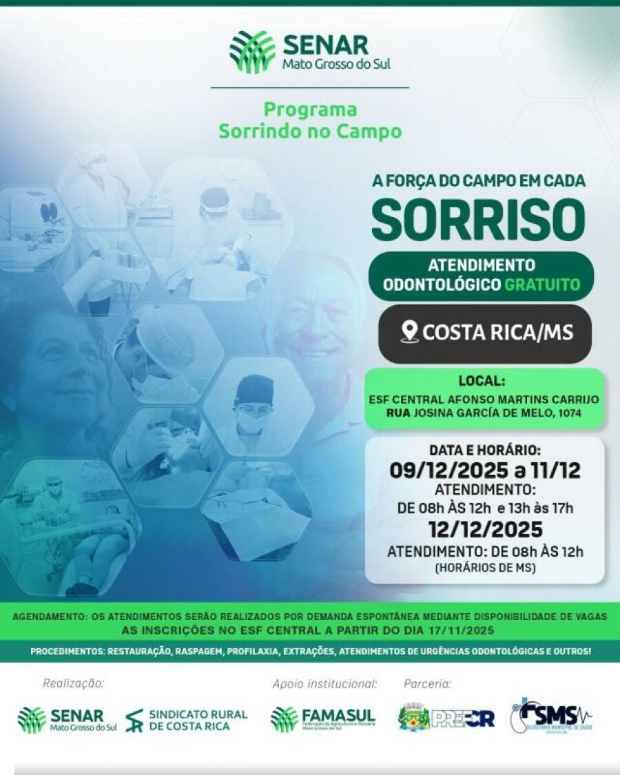 Imagem SORRISO NO CAMPO 2025 COSTA RICA